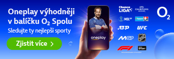 Oneplay výhodněji v balíčku O2 spolu - Zijstit více