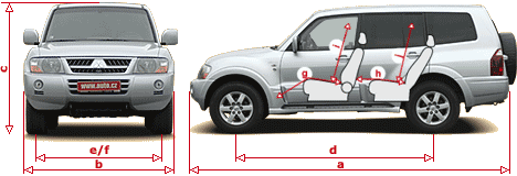 Mitsubishi Pajero Dakar schema